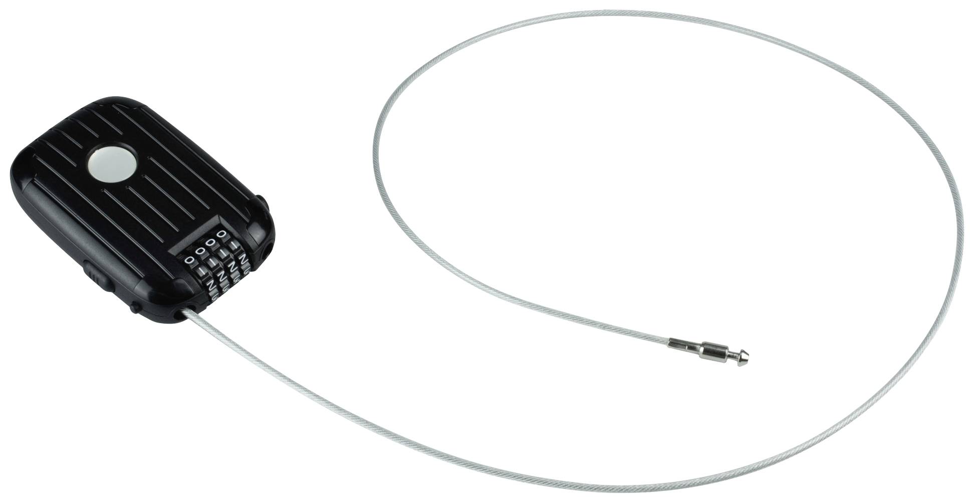 Burg Waechter Snap+Lock 715/90 SB Steel cable lock Black Combination lock