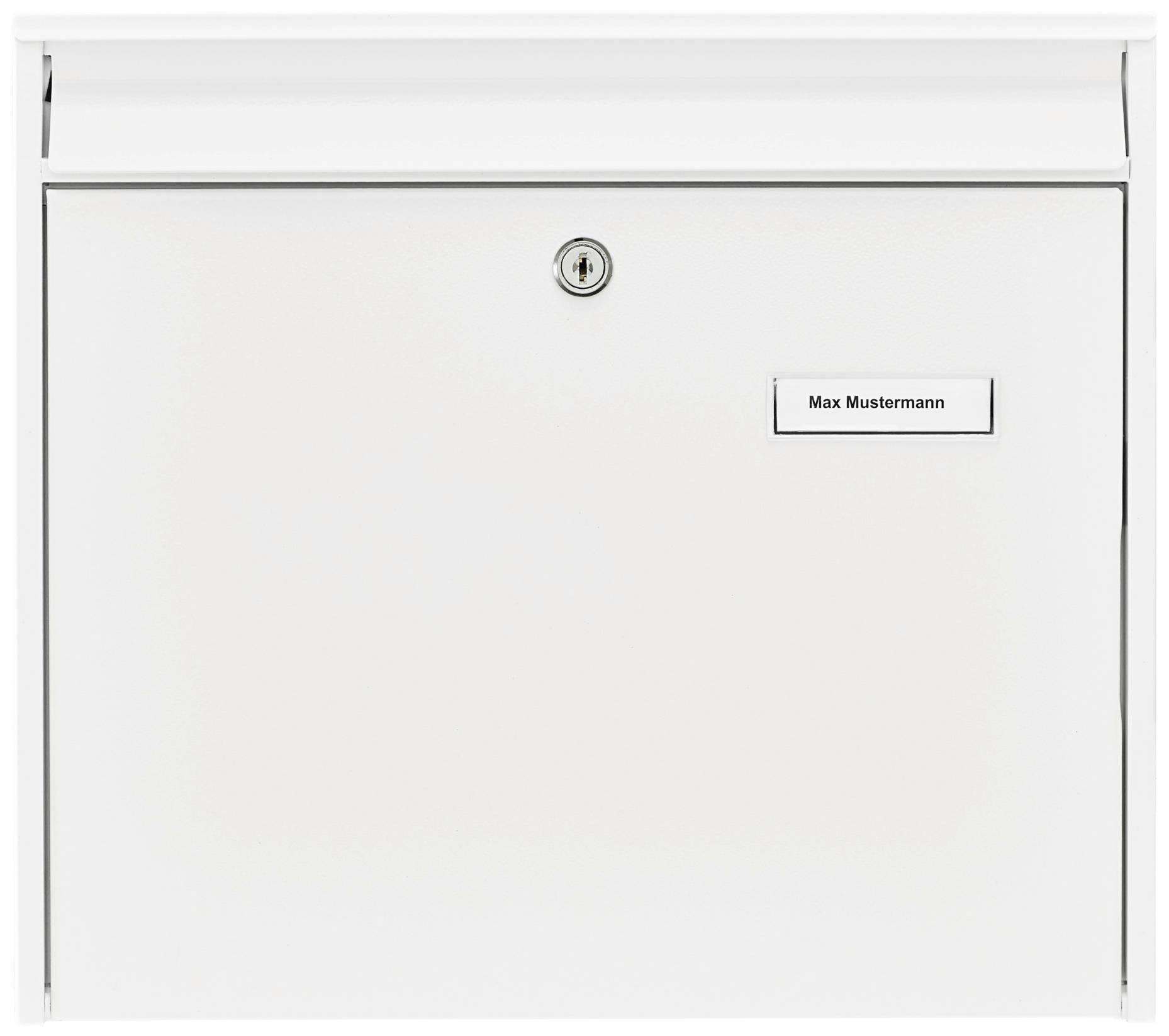 Burg Waechter 61120 MAIL 5877 W Letterbox Steel White Key