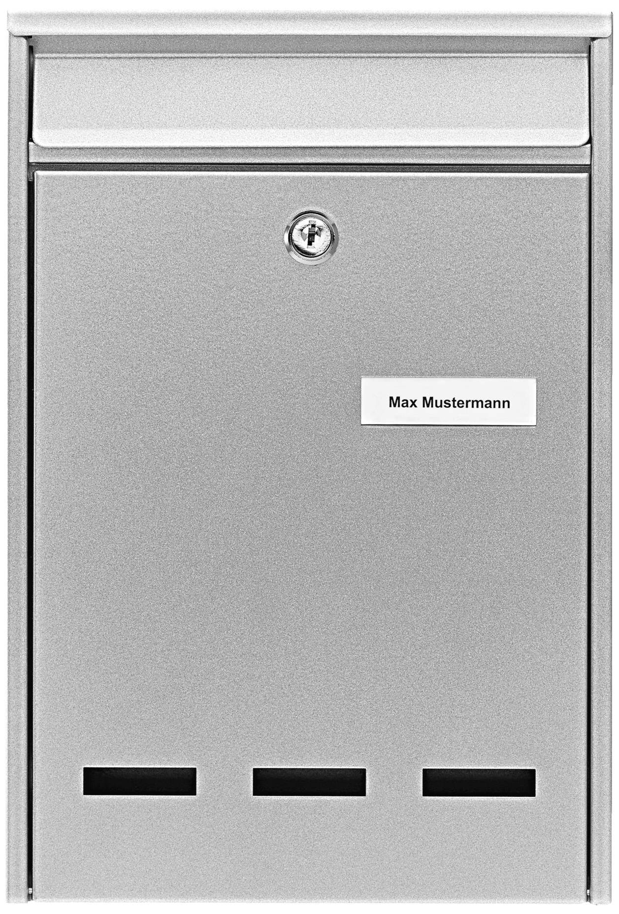 Burg Waechter 61020 POCKET 5871 SI Letterbox Steel Silver Key