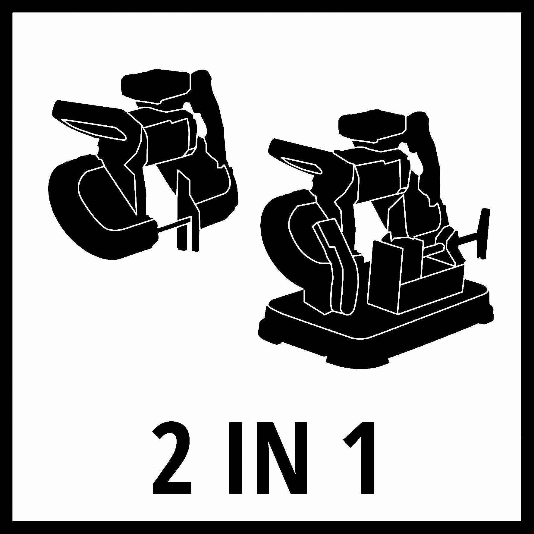 'Two leaf blower models, with 2-in-1 function.'