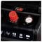 Portable air compressor control panel with red on/off switch, pressure knob, and gauge showing up to 8 bar and 6L tank capacity<br>