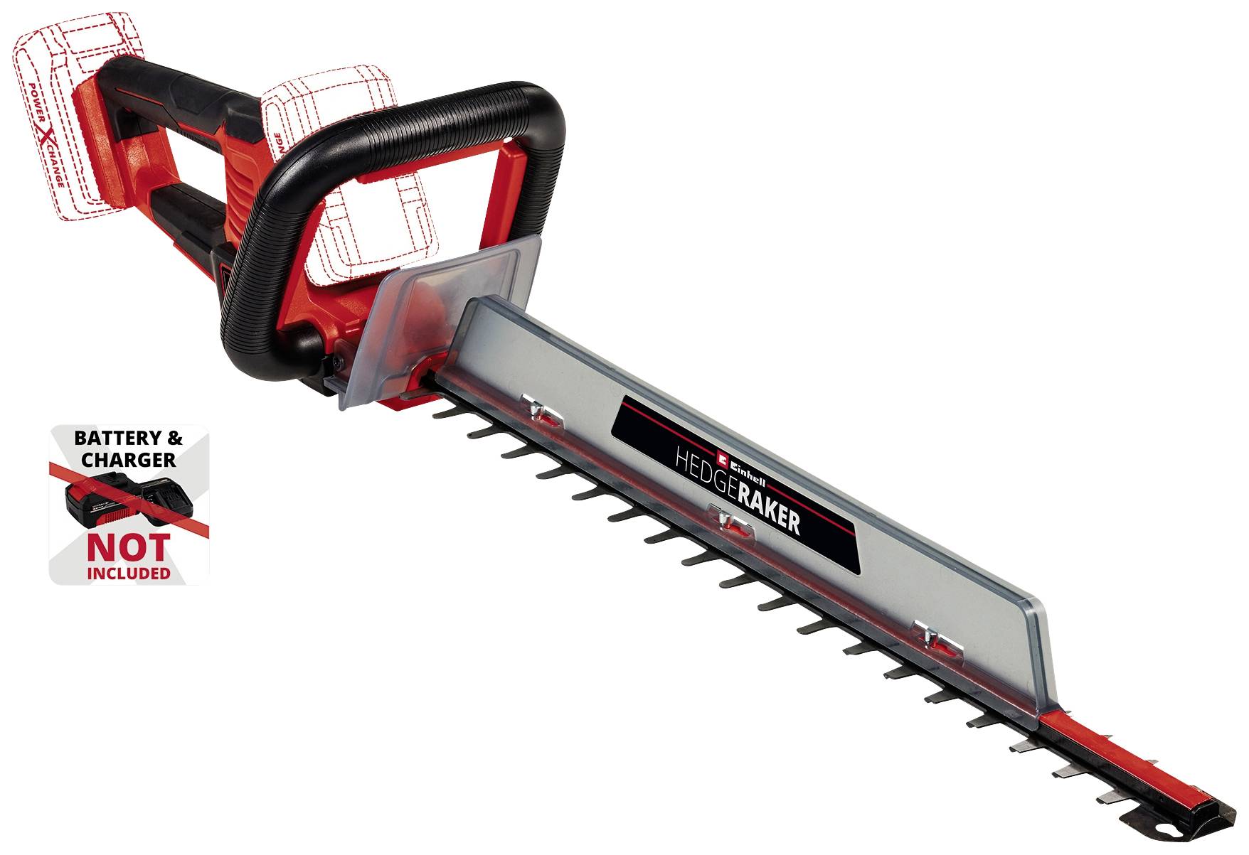 Einhell GE-CH 36/61 Li-Solo Power X-Change Rechargeable battery Hedge trimmer 18 V Li-ion 670 mm
