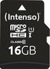 Intenso 16GB microSDHC Performance microSD card 16 GB Class 10 UHS-I Waterproof
