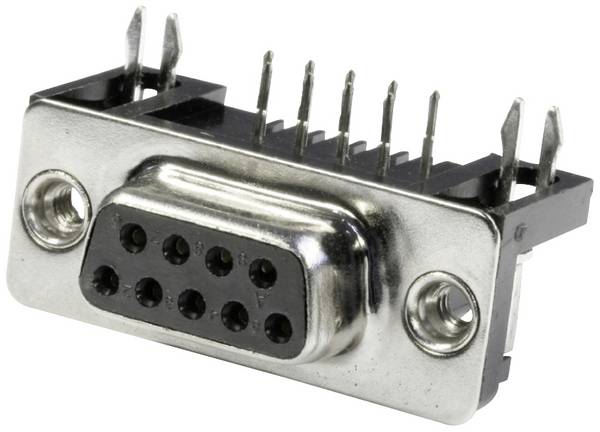 Connfly DS1037-09FNBKT7-0CC DS1037-09FNBKT7-0CC D-SUB receptacles Number of pins: 9 Solder pins 1 pc(s) Tray
