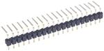Terminal strip 1x40p. Angled RM 2.54