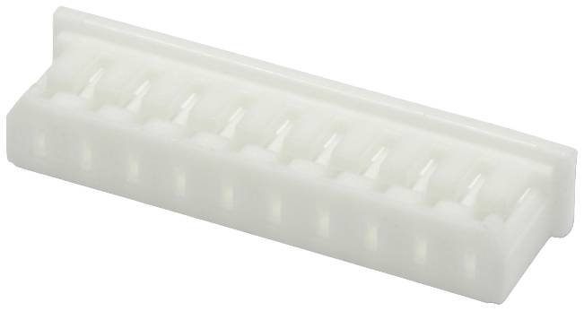 A white, rectangular plastic plug with multiple connection sockets.
