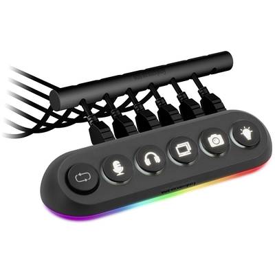 Streamplify HUB DECK 5 RGB controller Black, RGB