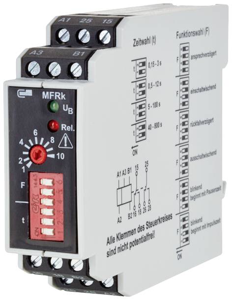 Metz Connect 110310412230 MFRk-E12 TDR Multifunction 230 V AC 1 pc(s) 2 change-overs