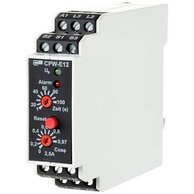 An electronic device for monitoring current or voltage with indicators and controls, typical for industrial applications.