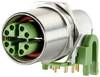 Metz Connect MMT471A315-0002 PCB terminal M12 Socket No. of pins (RJ): 8 1 pc(s) Piece