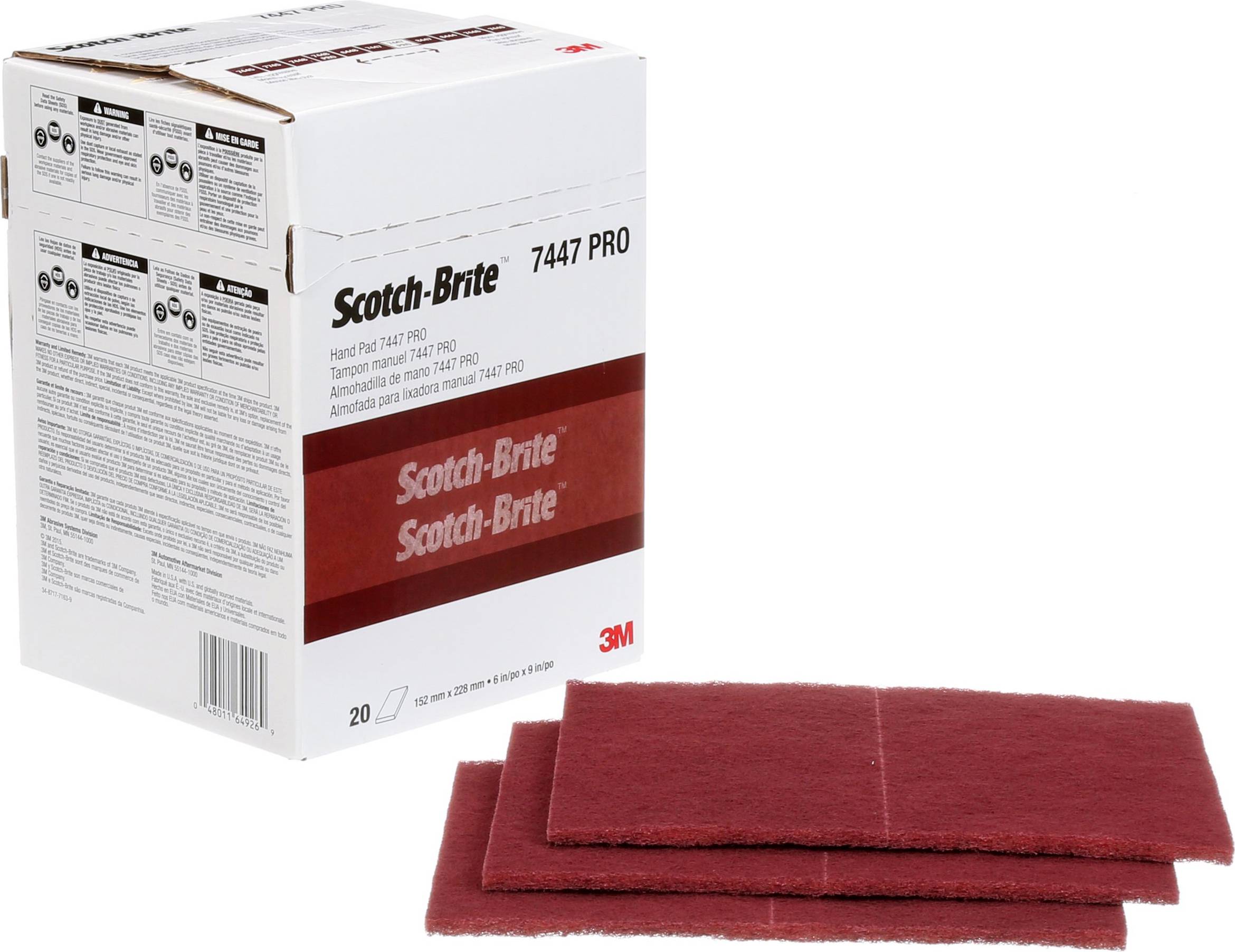 Scotch Brite 64926 Sanding block (L x W) 228 mm x 152 mm 20 pc(s ...