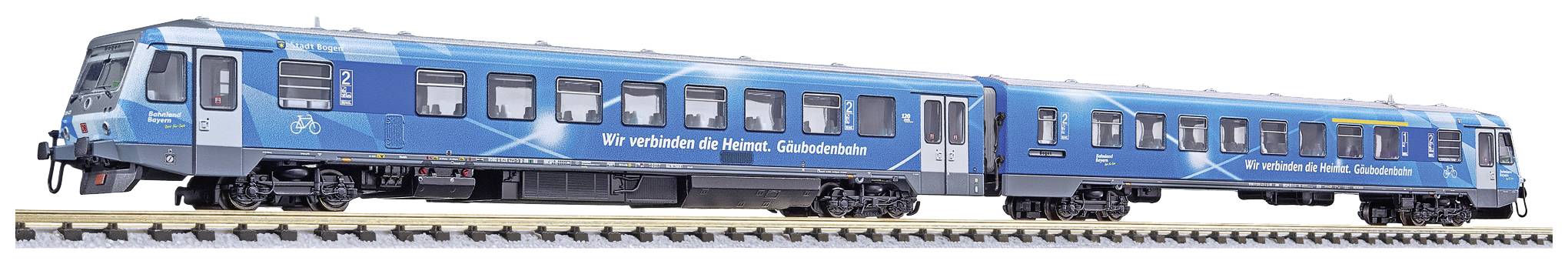 Image of Liliput L163212 N series 628.4/928.4 diesel railcar, Gaeubottom train of DB AG