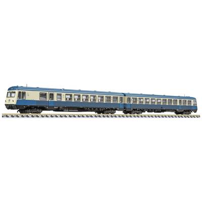 Liliput L163215 N Diesel railcar 628 001-0/628 011-9, ocean blue, Kempten, Lindau carriage of DB 