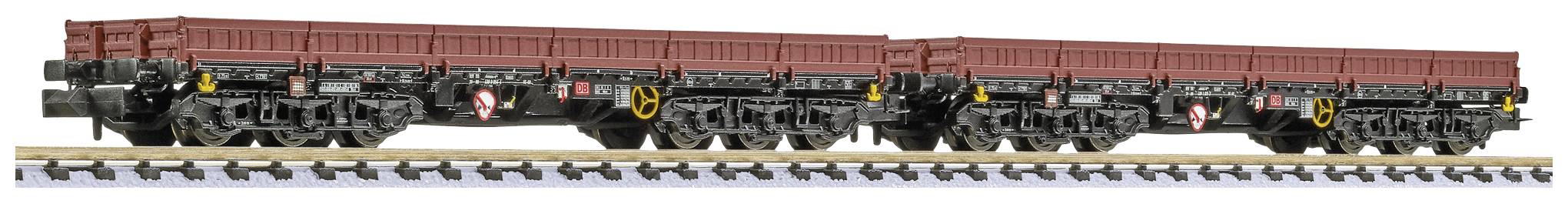 Liliput L260198 N set of 2, 6-axis Heavy load wagon Sams-u 454 of DB AG