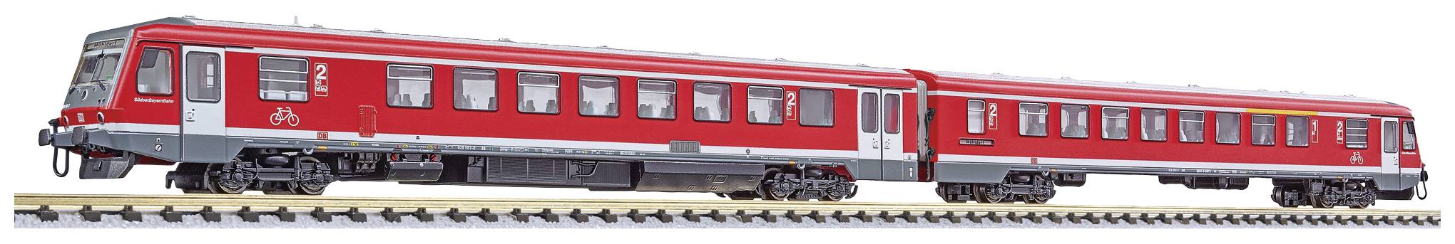 Liliput L163202 N series 628.4/928.4 diesel railcar, Muehldorf der DB AG