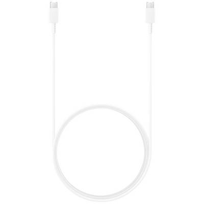A white USB-C to USB-C cable, suitable for charging or data transfer between compatible devices.