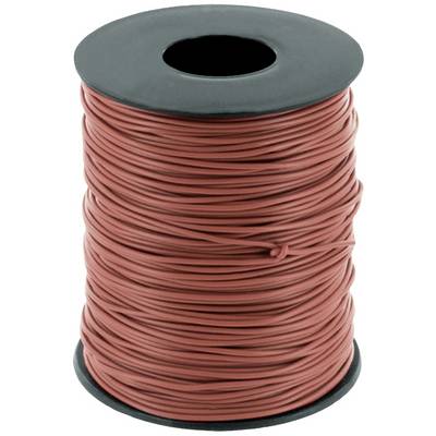 A coil with red wire wound around it. The wire is neatly wound and shows no loose ends.