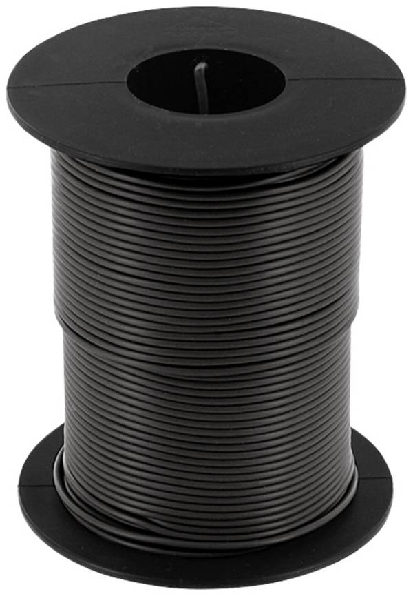 econ connect KL025SW50 Strand  1 x 0.25 mm² Black 50 m