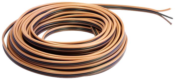 econ connect KL3X014HBRSWDBR50 Strand 3 x 0.14 mm² Light brown, Black, Dark brown 50 m