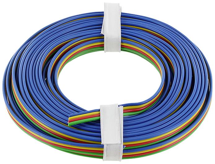 econ connect KL4X014FARB50 Strand 4 x 0.14 mm² Blue, Yellow, Red, Green 50 m