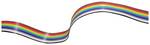 Ribbon cable 28AWG 10-pin RM1.27 COLORED 30