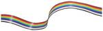 Ribbon cable 28AWG 20-pin RM1,27 COLORED 30.5 m