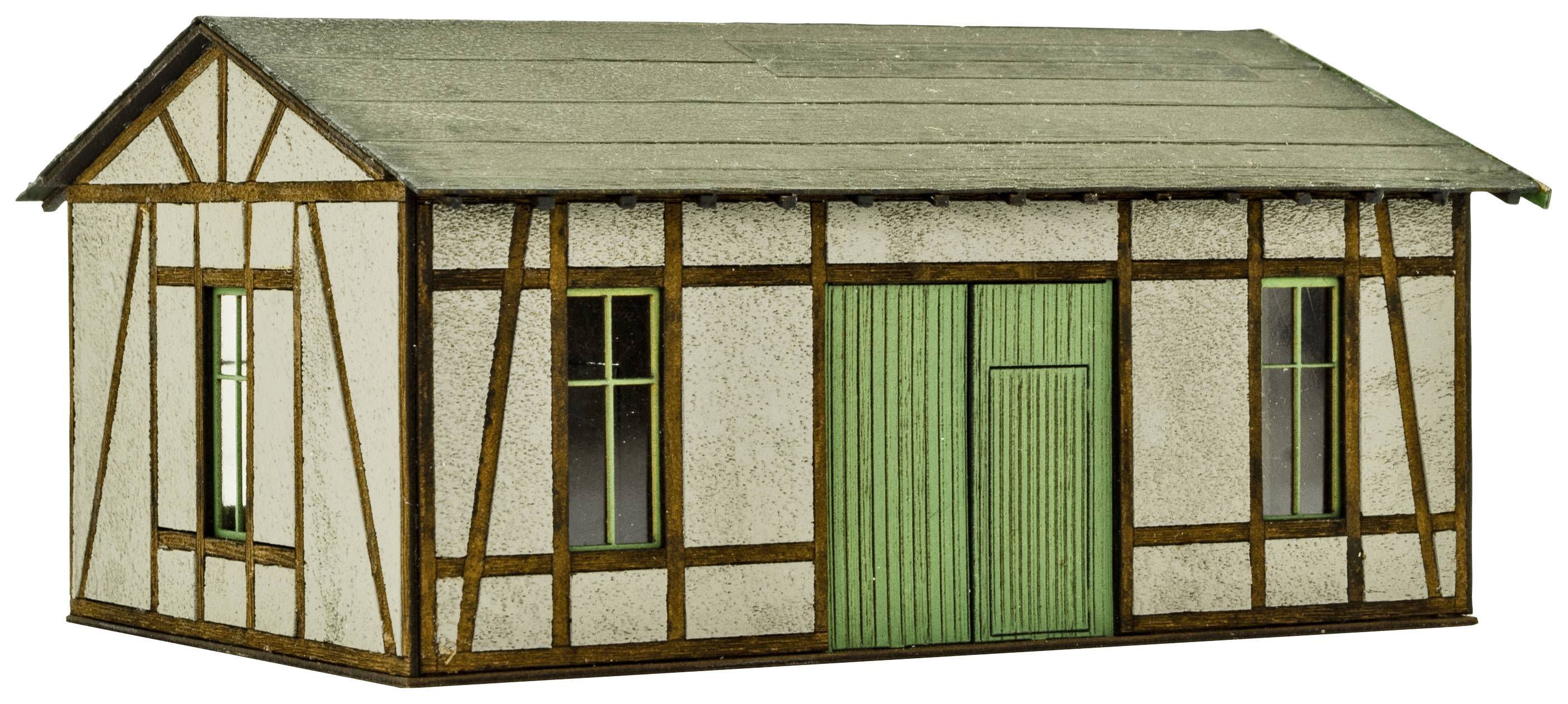 Vollmer 45640 H0 Workshop with flush/half-timbered facade