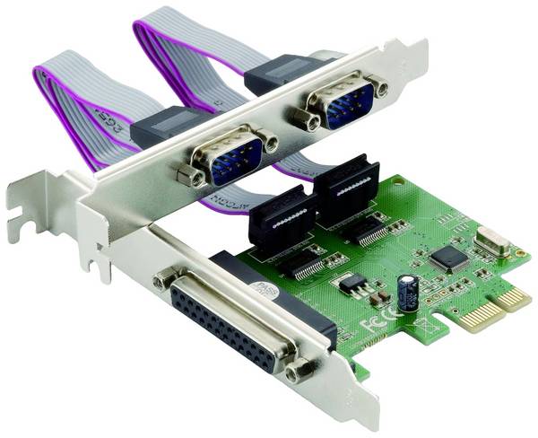 Conceptronic SPC01G 1+2 ports Serial/parallel interface PCI-Express, Parallel (IEEE 1284), Serial (9-pin) PCIe