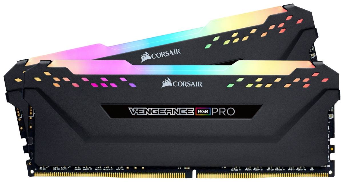 Corsair Vengeance RGB PRO DDR4 PC RAM kit DDR4 32 GB 2 x 16 GB Non-ECC 3600 MHz 288-pin DIMM CL18-22-22-42 CMW32GX4M2Z3600C18