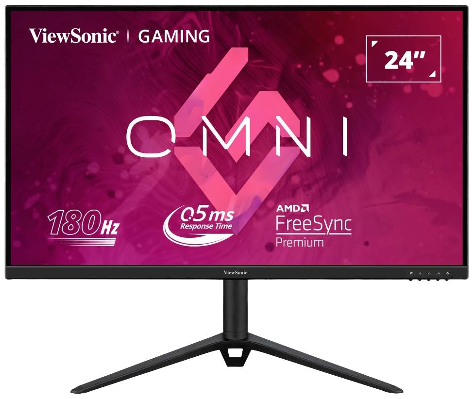 Viewsonic VX2428J Gaming screen EEC E (A - G) 60.5 cm (23.8 inch) 1920 x 1080 p 16:9 0.5 ms HDMI™, DisplayPort, Audio stereo (3.5 mm jack) IPS LED