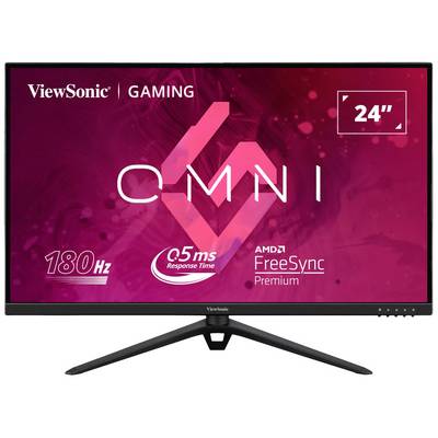 A ViewSonic gaming monitor from the 'OMNI' series. It offers 180 Hz, 0.5 ms response time, 24 inches, and FreeSync Premium.