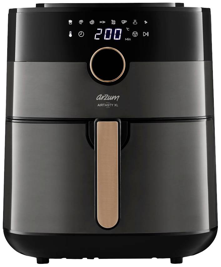 arzum AR2074-B Air fryer 6 l Timer function, Overheat protection Copper, Black