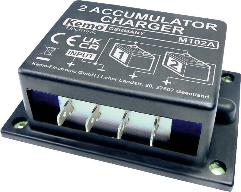 Kemo Zweit-Akkulader M102A M102A Charge controller