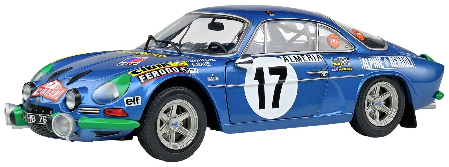 Diecast model cars Alpine A110 1/18 Solido preparee 