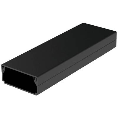 A rectangular, black, hollow aluminium profile.