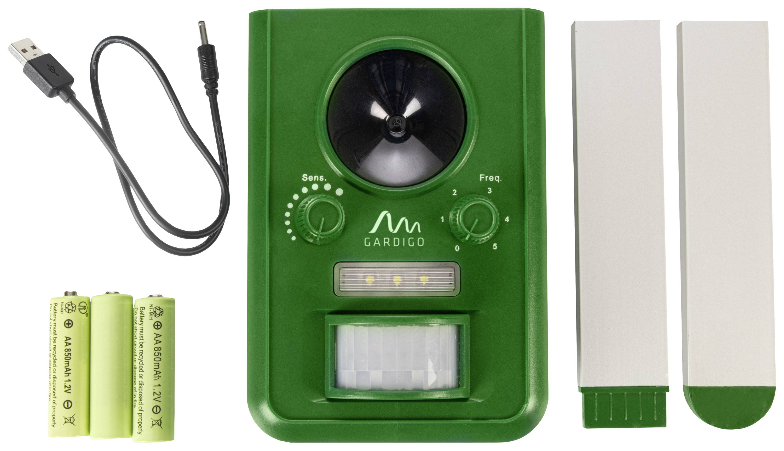Gardigo Animal repeller Working principle Multi-frequency, LED light, Solar 1 pc(s)-2