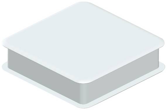 TEKO TEK-MBD.40 TEK-MBD.40 Electronics casing 103.36 x 103.36 x 27.8 x 103 Plastic White 1 pc(s)