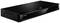 Black Panasonic Blu-ray player, sleek design with digital display on the front, suitable for home cinema systems.