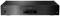 A black Panasonic Blu-ray player, Model DP-UB9000, with multiple control buttons, USB port, and digital display on the front panel.