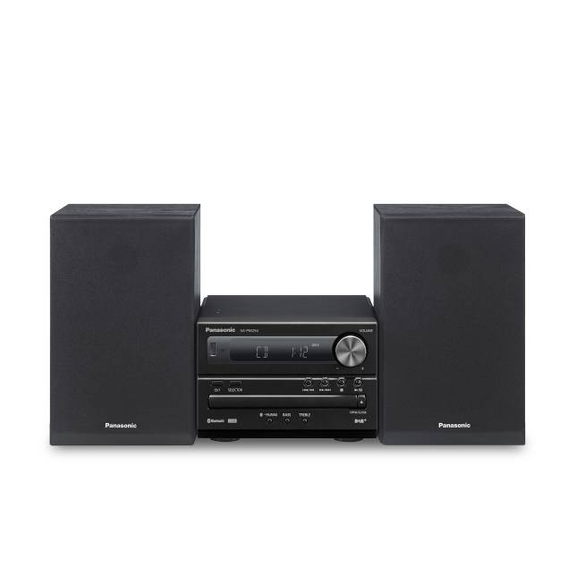 Panasonic SC-PM254EG-K Audio system Bluetooth, CD, DAB+, FM, USB, 2 x 10 W Black