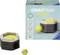 Package of the 'Gravitrax Junior' with yellow trapezoid element. Suitable for children aged 3 to 7 years. Contains 3 parts.