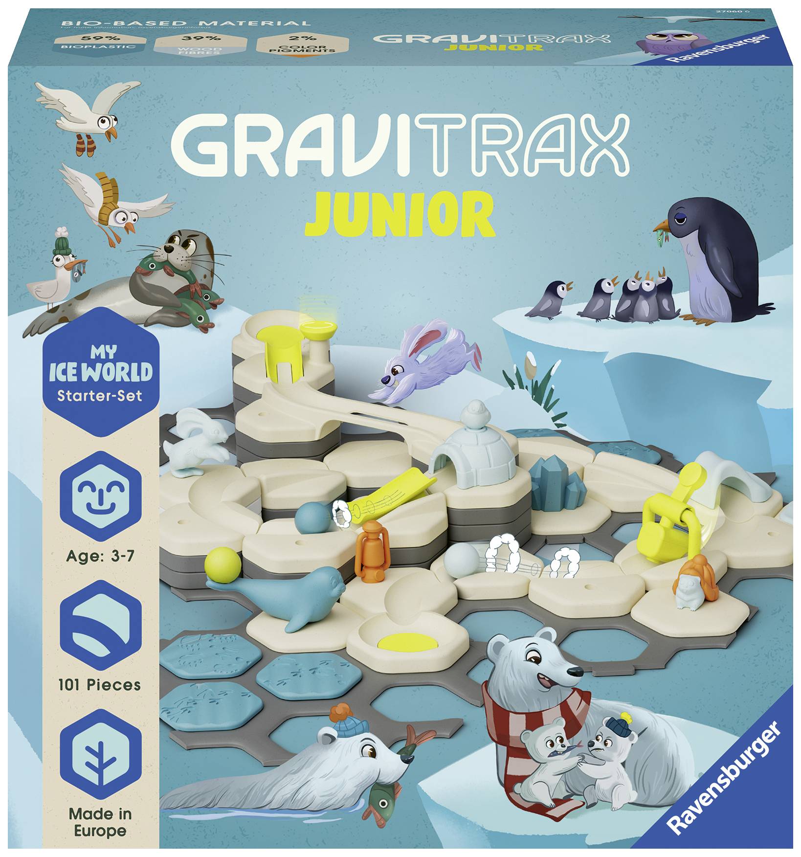 Ravensburger 27060 GraviTrax Junior Starter-Set L Ice