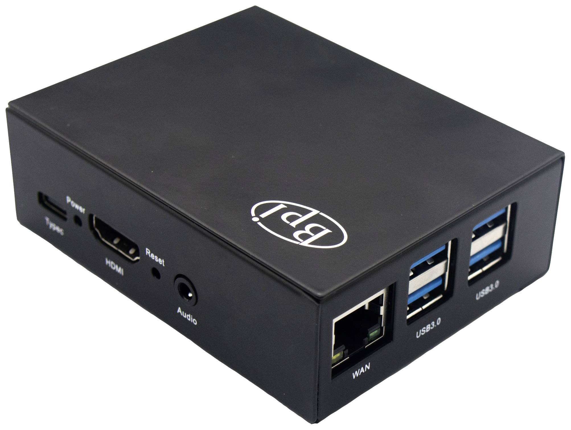 Banana PI M5 Case Aluminium housing Compatible with (development kits): Banana Pi Black
