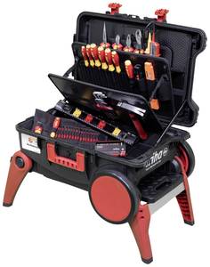 Wiha  45734 Electrical contractor Tool box (+ tools) 80-piece (W x H x D) 497 x 680 x 336 mm