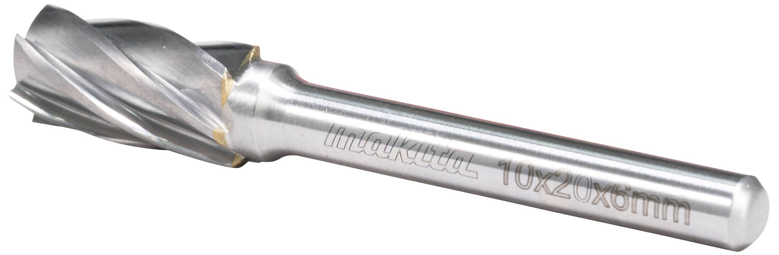 Drill with spiral cutting edges, cylindrical shaft, and engraving '10x20x80mm'. Suitable for precise drilling work in metal.