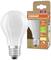 OSRAM LED light bulb, 806 lumens, 4.3 W, equivalent to 60 W, warm white, dimmable, Energy Class B, 25-year lifespan.