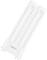 Compact fluorescent lamp with 4 pins, U-shaped, OSRAM brand. Suitable for energy-efficient lighting.