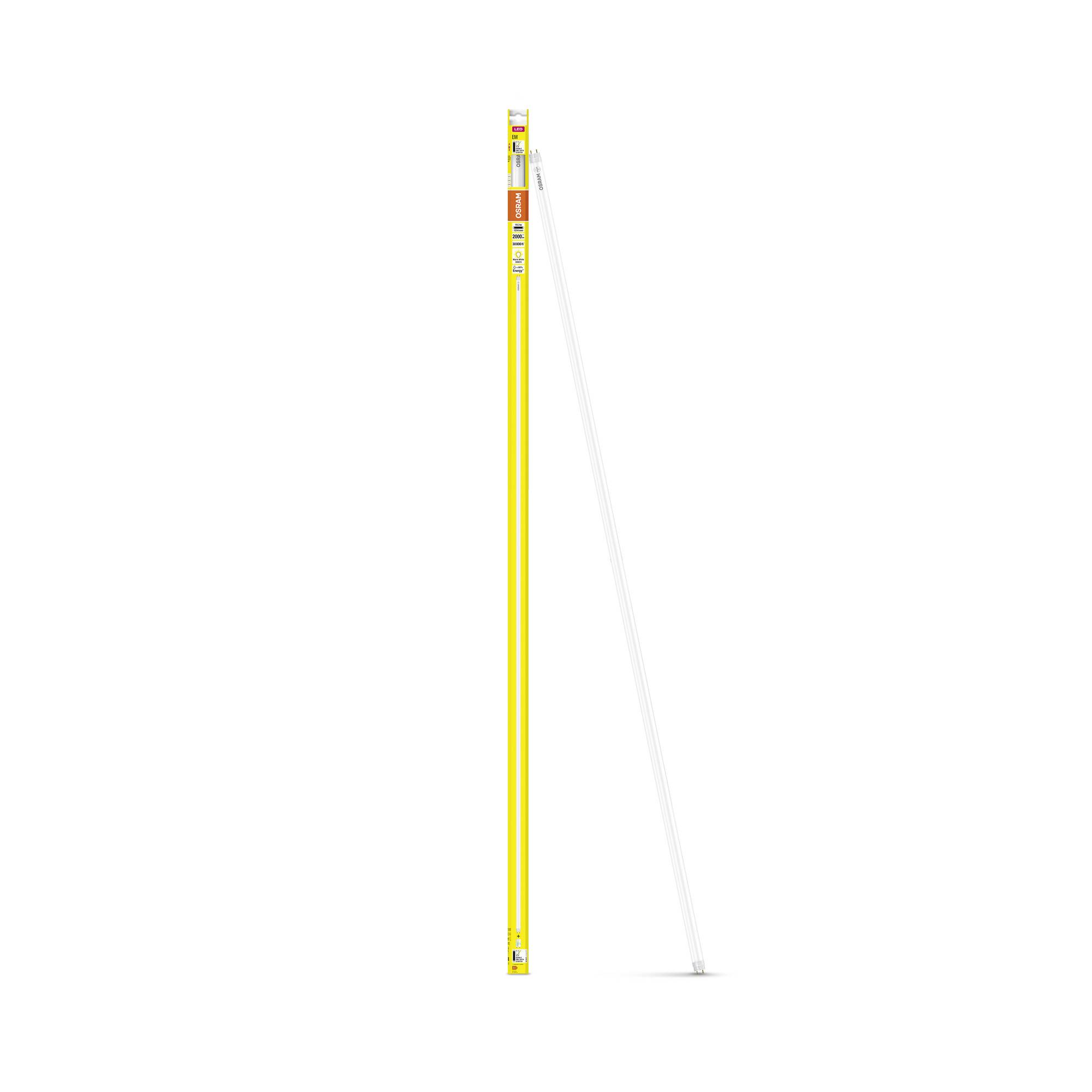 A long, yellow aluminium box, depicted vertically, shown on a white background.