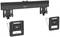 'Mounting kit with rail and brackets for TV wall mounting. Scale in millimetres on the rail for precise positioning visible.'