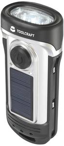 TOOLCRAFT TO-8602005 LED (monochrome) Torch IPX8 (waterproof), Emergency light solar-powered, dynamo-powered 20 lm  176 g